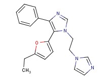 5-(5-ethyl-2-furyl)-1-[2-(1H-imidazol-1-yl)ethyl]-4-phenyl-1H-imidazole