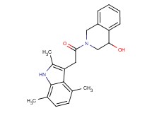 2-[(2,4,7-trimethyl-1H-indol-3-yl)acetyl]-1,2,3,4-tetrahydroisoquinolin-4-ol
