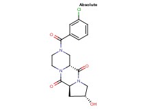 (6aS,8R,11aR)-2-(3-chlorobenzoyl)-8-hydroxyoctahydro-6H-pyrazino[1,2-a]pyrrolo[1,2-d]pyrazine-6,11(2H)-dione