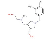 2-[{[(3R*,4R*)-1-(3,4-dimethylbenzyl)-4-(hydroxymethyl)pyrrolidin-3-yl]methyl}(methyl)amino]ethanol