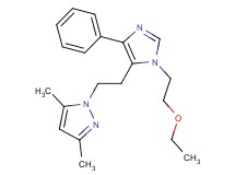 1-{2-[1-(2-ethoxyethyl)-4-phenyl-1H-imidazol-5-yl]ethyl}-3,5-dimethyl-1H-pyrazole