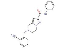 5-(2-cyanobenzyl)-N-phenyl-4,5,6,7-tetrahydropyrazolo[1,5-a]pyrazine-2-carboxamide