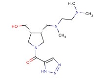 [(3R*,4R*)-4-{[[2-(dimethylamino)ethyl](methyl)amino]methyl}-1-(1H-1,2,3-triazol-5-ylcarbonyl)-3-pyrrolidinyl]methanol