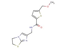 N-(2,3-dihydroimidazo[2,1-b][1,3]thiazol-6-ylmethyl)-5-(methoxymethyl)thiophene-2-carboxamide