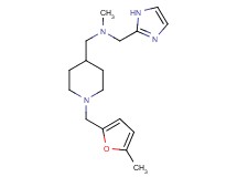 (1H-imidazol-2-ylmethyl)methyl({1-[(5-methyl-2-furyl)methyl]-4-piperidinyl}methyl)amine
