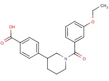 4-[1-(3-ethoxybenzoyl)piperidin-3-yl]benzoic acid