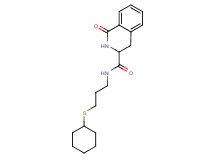 N-[3-(cyclohexylthio)propyl]-1-oxo-1,2,3,4-tetrahydroisoquinoline-3-carboxamide