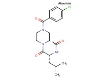 (3R,9aR)-8-(4-chlorobenzoyl)-3-isobutyltetrahydro-2H-pyrazino[1,2-a]pyrazine-1,4(3H,6H)-dione