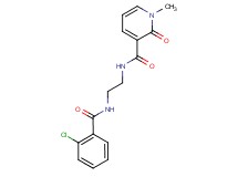 N-{2-[(2-chlorobenzoyl)amino]ethyl}-1-methyl-2-oxo-1,2-dihydropyridine-3-carboxamide