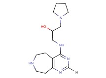 1-(1-pyrrolidinyl)-3-(6,7,8,9-tetrahydro-5H-pyrimido[4,5-d]azepin-4-ylamino)-2-propanol dihydrochloride