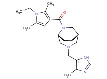 (1S*,5R*)-6-[(1-ethyl-2,5-dimethyl-1H-pyrrol-3-yl)carbonyl]-3-[(4-methyl-1H-imidazol-5-yl)methyl]-3,6-diazabicyclo[3.2.2]nonane