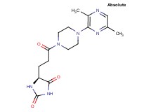 (5S)-5-{3-[4-(3,6-dimethylpyrazin-2-yl)piperazin-1-yl]-3-oxopropyl}imidazolidine-2,4-dione