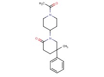 1'-acetyl-5-methyl-5-phenyl-1,4'-bipiperidin-2-one