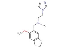 2-(1H-imidazol-1-yl)-N-[(6-methoxy-2,3-dihydro-1H-inden-5-yl)methyl]-N-methylethanamine