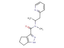 N-methyl-N-(1-methyl-2-pyridin-2-ylethyl)-1,4,5,6-tetrahydrocyclopenta[c]pyrazole-3-carboxamide