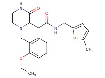 2-[1-(2-ethoxybenzyl)-3-oxo-2-piperazinyl]-N-[(5-methyl-2-thienyl)methyl]acetamide