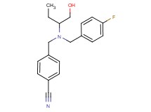4-({(4-fluorobenzyl)[1-(hydroxymethyl)propyl]amino}methyl)benzonitrile