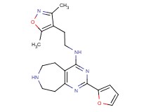 N-[2-(3,5-dimethylisoxazol-4-yl)ethyl]-2-(2-furyl)-6,7,8,9-tetrahydro-5H-pyrimido[4,5-d]azepin-4-amine