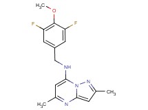 N-(3,5-difluoro-4-methoxybenzyl)-2,5-dimethylpyrazolo[1,5-a]pyrimidin-7-amine