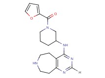 N-[1-(2-furoyl)piperidin-3-yl]-6,7,8,9-tetrahydro-5H-pyrimido[4,5-d]azepin-4-amine