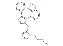 4-(1-{[1-(2-methoxyethyl)-1H-imidazol-5-yl]methyl}-4-phenyl-1H-imidazol-5-yl)-2,1,3-benzoxadiazole