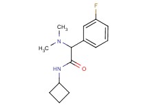 N-cyclobutyl-2-(dimethylamino)-2-(3-fluorophenyl)acetamide