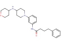 4-phenyl-N-{3-[4-(tetrahydro-2H-pyran-4-ylamino)-1-piperidinyl]phenyl}butanamide