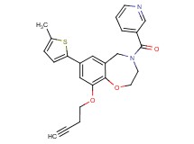 9-(3-butyn-1-yloxy)-7-(5-methyl-2-thienyl)-4-(3-pyridinylcarbonyl)-2,3,4,5-tetrahydro-1,4-benzoxazepine