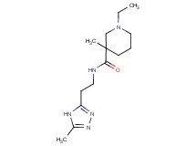 1-ethyl-3-methyl-N-[2-(5-methyl-4H-1,2,4-triazol-3-yl)ethyl]-3-piperidinecarboxamide