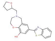 7-(1,3-benzothiazol-2-yl)-4-(tetrahydrofuran-2-ylmethyl)-2,3,4,5-tetrahydro-1,4-benzoxazepin-9-ol