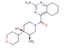 (3R*,4R*)-1-[(2-amino-5,6,7,8-tetrahydroquinazolin-4-yl)carbonyl]-3-methyl-4-(tetrahydro-2H-pyran-4-yl)piperidin-4-ol