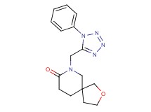 7-[(1-phenyl-1H-tetrazol-5-yl)methyl]-2-oxa-7-azaspiro[4.5]decan-8-one