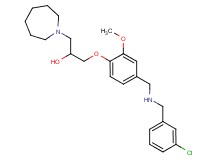 1-(1-azepanyl)-3-(4-{[(3-chlorobenzyl)amino]methyl}-2-methoxyphenoxy)-2-propanol