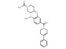 1-{3-[(1-acetyl-4-piperidinyl)oxy]-4-methoxybenzoyl}-4-phenyl-1,2,3,6-tetrahydropyridine