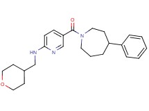5-[(4-phenyl-1-azepanyl)carbonyl]-N-(tetrahydro-2H-pyran-4-ylmethyl)-2-pyridinamine