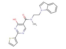 4-hydroxy-N-[2-(1H-indol-1-yl)ethyl]-N-methyl-2-(2-thienyl)pyrimidine-5-carboxamide