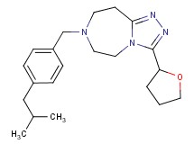 7-(4-isobutylbenzyl)-3-(tetrahydro-2-furanyl)-6,7,8,9-tetrahydro-5H-[1,2,4]triazolo[4,3-d][1,4]diazepine