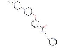 3-[(1'-methyl-1,4'-bipiperidin-4-yl)oxy]-N-[2-(2-pyridinyl)ethyl]benzamide
