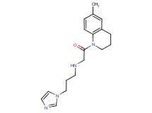 3-(1H-imidazol-1-yl)-N-[2-(6-methyl-3,4-dihydroquinolin-1(2H)-yl)-2-oxoethyl]propan-1-amine