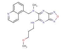N'-(3-methoxypropyl)-N-methyl-N-(5-quinolinylmethyl)[1,2,5]oxadiazolo[3,4-b]pyrazine-5,6-diamine