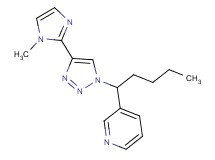 3-{1-[4-(1-methyl-1H-imidazol-2-yl)-1H-1,2,3-triazol-1-yl]pentyl}pyridine