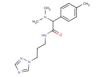 2-(dimethylamino)-2-(4-methylphenyl)-N-[3-(1H-1,2,4-triazol-1-yl)propyl]acetamide