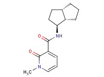 1-methyl-N-[(1S*,3aS*,6aS*)-octahydropentalen-1-yl]-2-oxo-1,2-dihydropyridine-3-carboxamide
