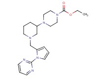 ethyl 4-(1-{[1-(2-pyrimidinyl)-1H-pyrrol-2-yl]methyl}-3-piperidinyl)-1-piperazinecarboxylate