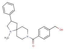 {4-[(1-methyl-3-phenyl-1,8-diazaspiro[4.5]dec-8-yl)carbonyl]phenyl}methanol