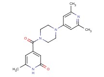 4-{[4-(2,6-dimethylpyridin-4-yl)piperazin-1-yl]carbonyl}-6-methylpyridin-2(1H)-one