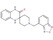 1-(2,1,3-benzoxadiazol-4-ylmethyl)-1',4'-dihydro-3'H-spiro[piperidine-4,2'-quinoxalin]-3'-one