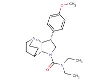 (3R*,3aR*,7aR*)-N,N-diethyl-3-(4-methoxyphenyl)hexahydro-4,7-ethanopyrrolo[3,2-b]pyridine-1(2H)-carboxamide