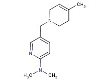 N,N-dimethyl-5-[(4-methyl-3,6-dihydropyridin-1(2H)-yl)methyl]pyridin-2-amine