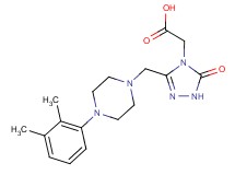 (3-{[4-(2,3-dimethylphenyl)piperazin-1-yl]methyl}-5-oxo-1,5-dihydro-4H-1,2,4-triazol-4-yl)acetic acid